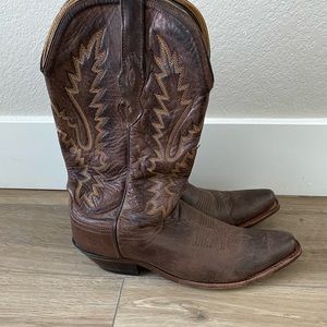 Women’s Brown Leather Cowboy Boots